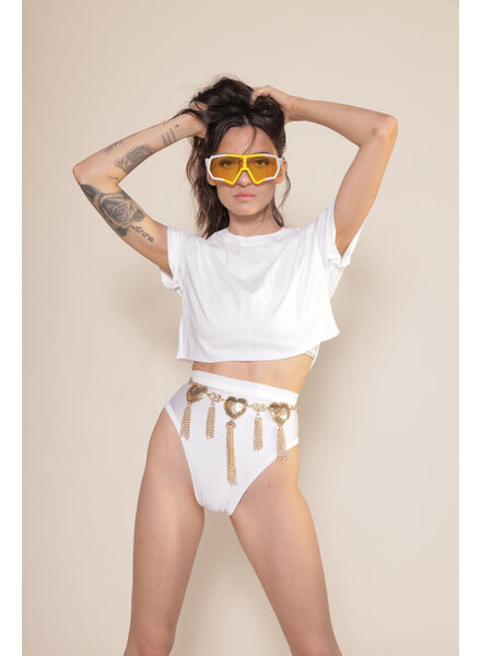 Queen Of Hearts Belt | Gold