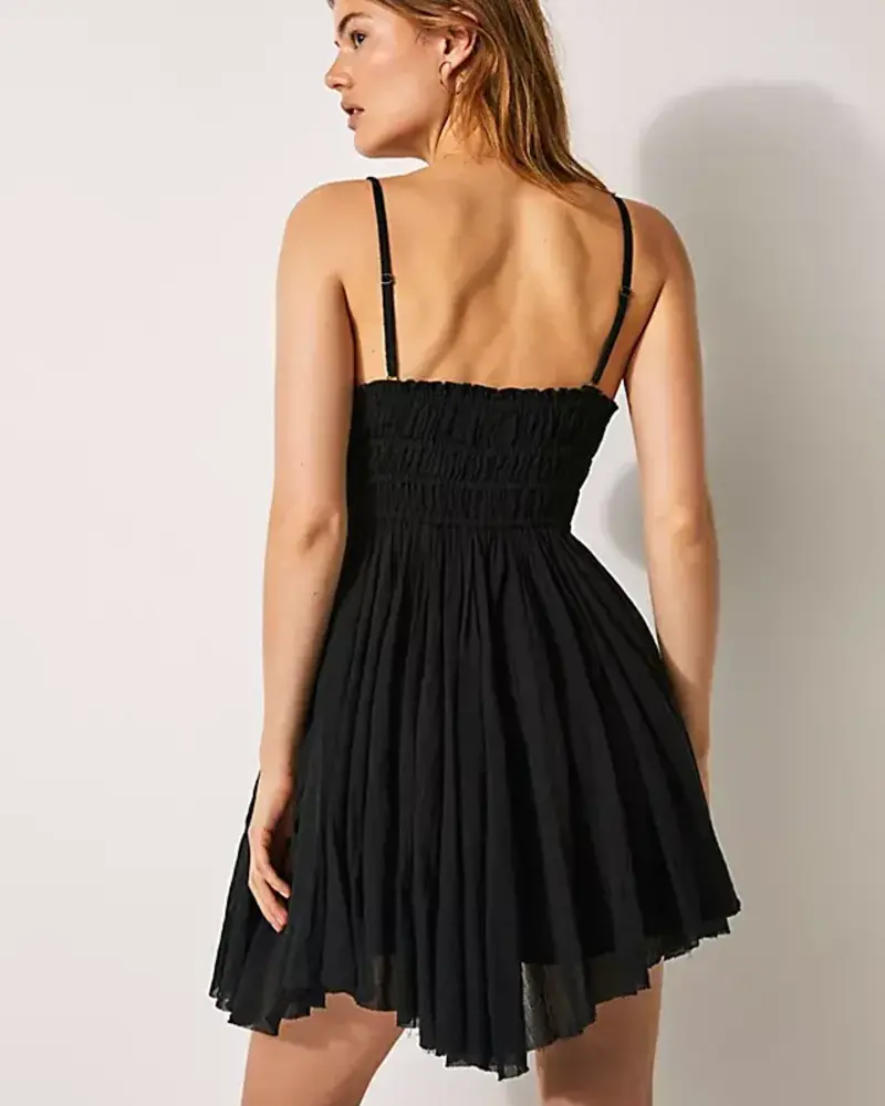 Free People One Delia Slip | Black