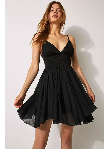 Free People One Delia Slip | Black