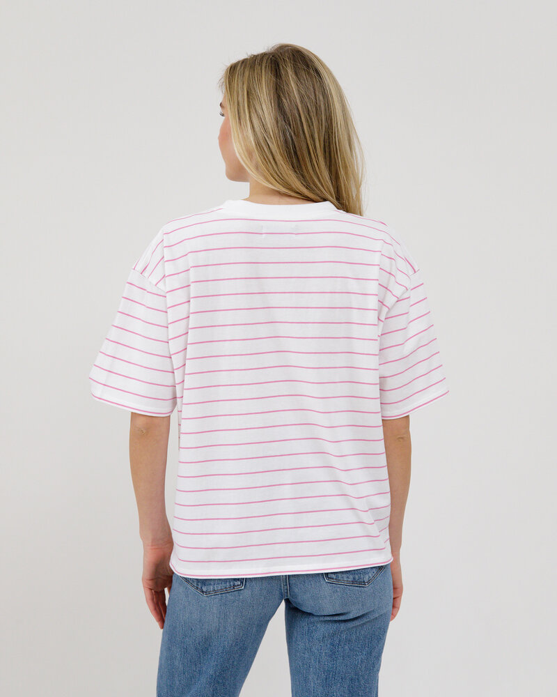 Boxy Tee | Retro Pink