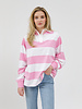 Stripe Rugby Polo | Retro Pink