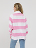 Stripe Rugby Polo | Retro Pink