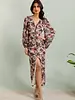 Fiona Floral Print Long Dress