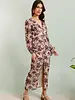 Fiona Floral Print Long Dress