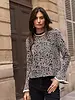 Hallie High-Neck Lace Blouse | Black