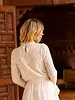 Hallie High-Neck Lace Blouse | Ecru
