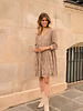 Judy Lace Dress | Taupe