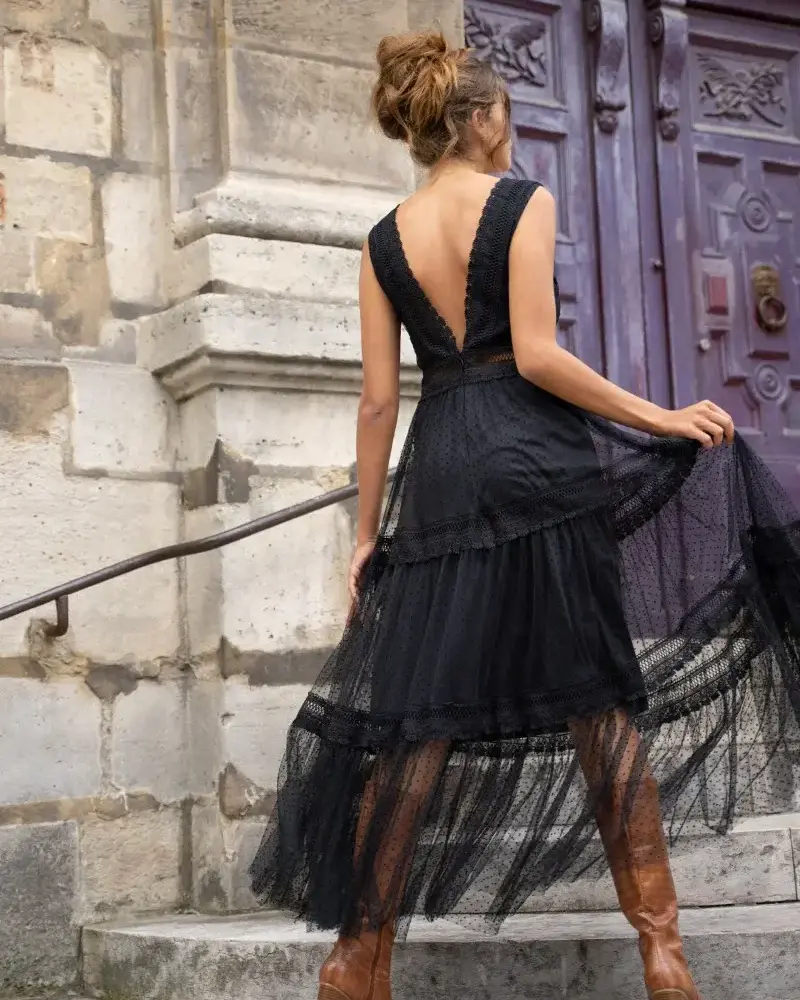 Nikkie Tulle Dress | Black