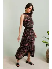 Purple Roses Set | Top and Skirt