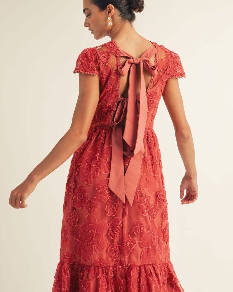 Bronwyn Open Back Midi Dress