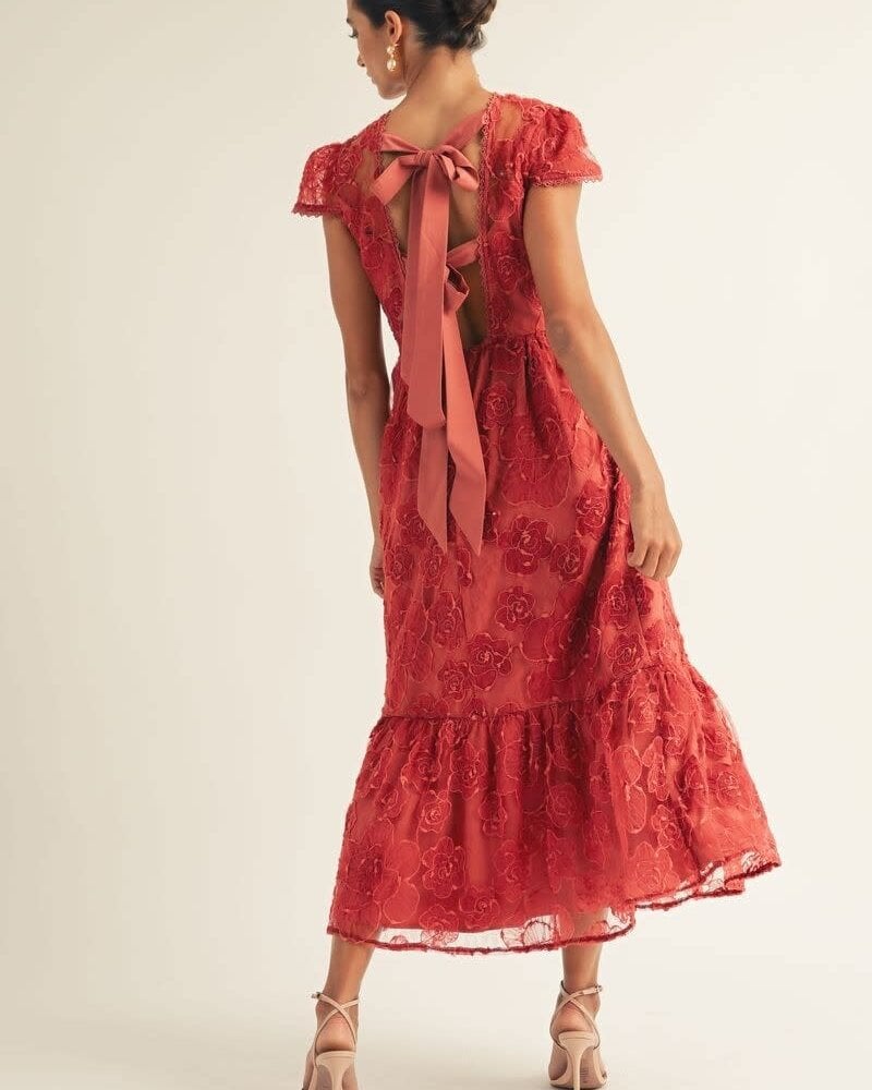 Bronwyn Open Back Midi Dress
