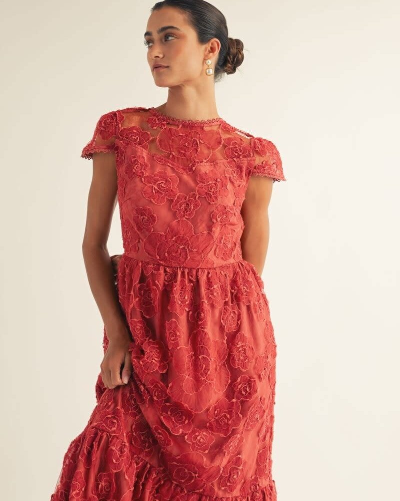 Bronwyn Open Back Midi Dress