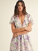 Calantha Floral Lace Flare Midi Dress