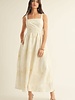 Aeline Cut Out A Line Midi Dress