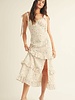 Jezebel Lace Ruffle Detail Maxi Dress