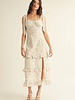 Jezebel Lace Ruffle Detail Maxi Dress