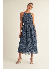 Katniss Lace Back Up Midi Dress
