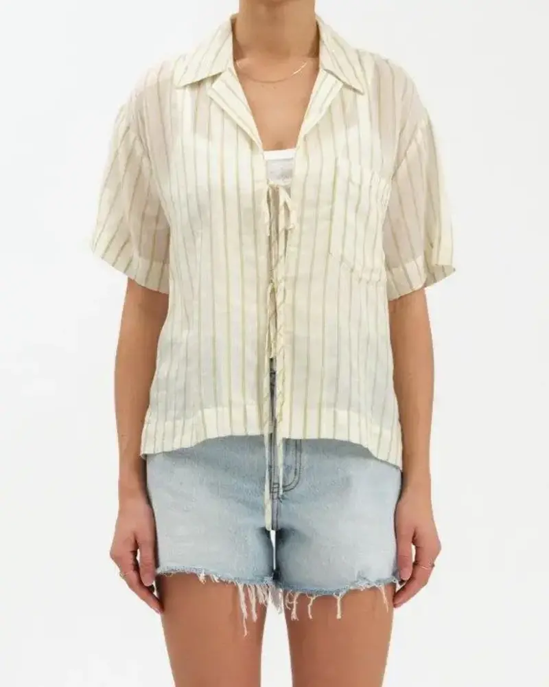 Buttercup Tie Front Shirt | Sunnyside