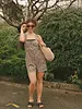 Smash + Tess Shorty Romperalls | Leopard