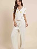 Citron Embroidered Lemon Knit Top
