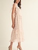 Eulalie Ruffle Bottom Midi Dress