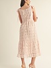 Eulalie Ruffle Bottom Midi Dress