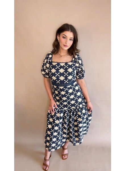 Wisteria Royal Lace Dress