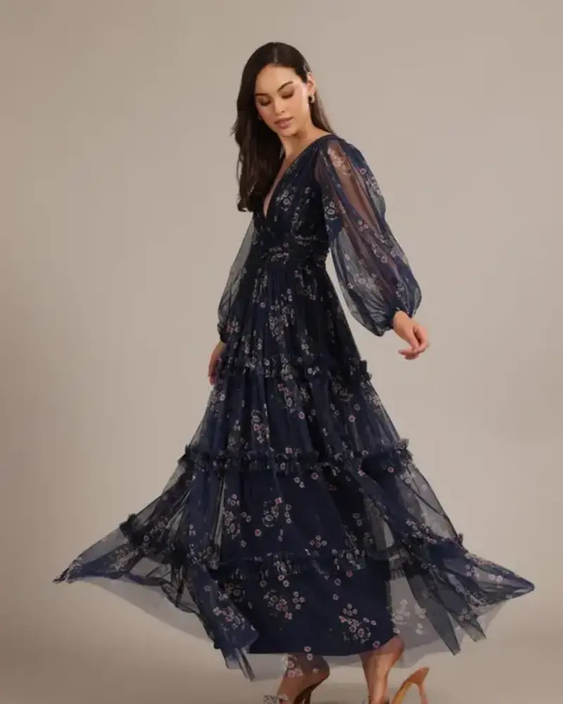 Lydia Maxi Dress | Navy