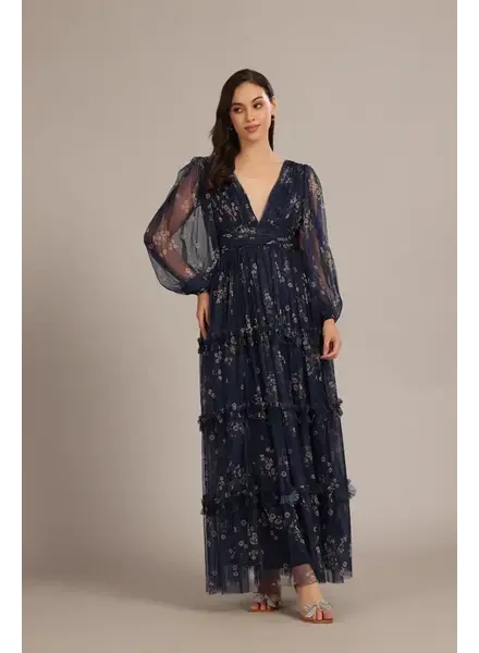 Lydia Maxi Dress | Navy