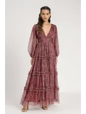 Lydia Maxi Dress | Purple