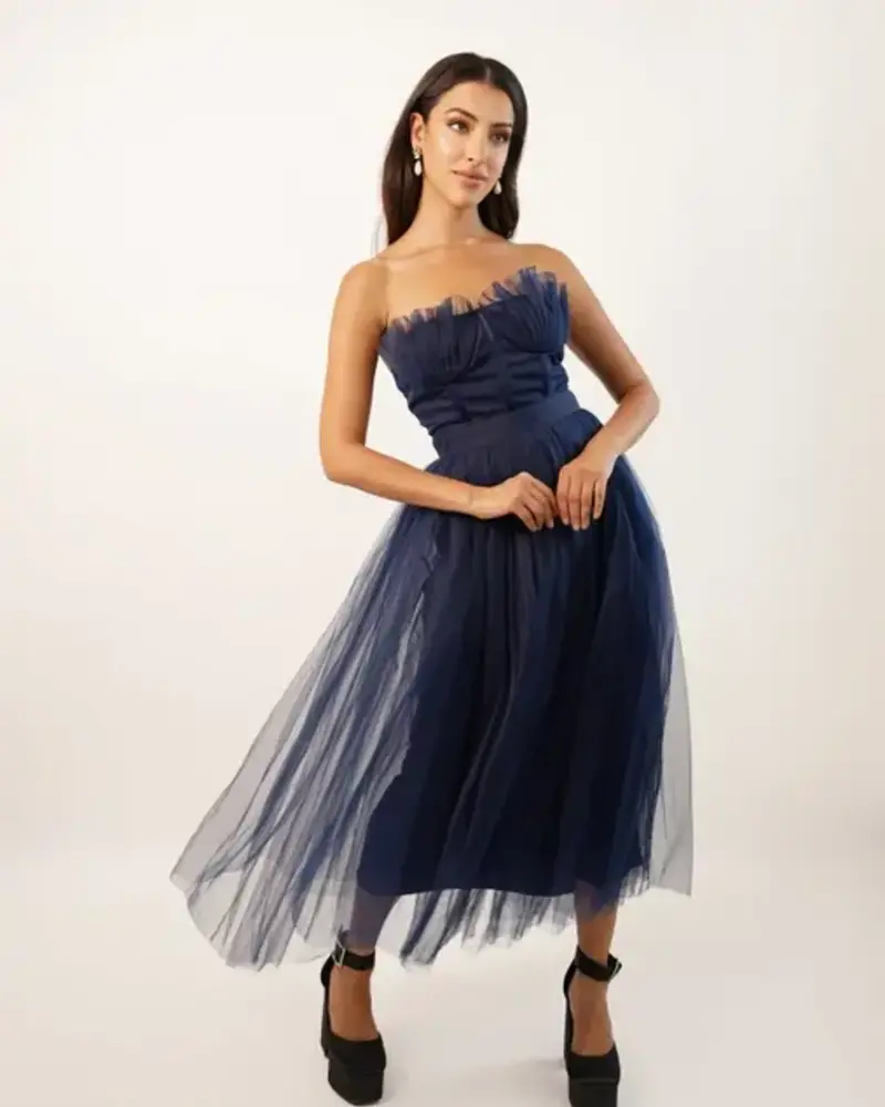 Nimo Dark Tulle Dress