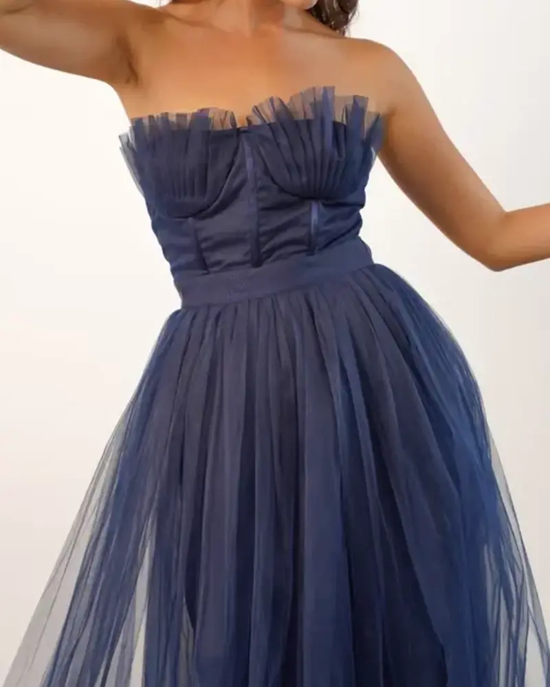 Nimo Dark Tulle Dress