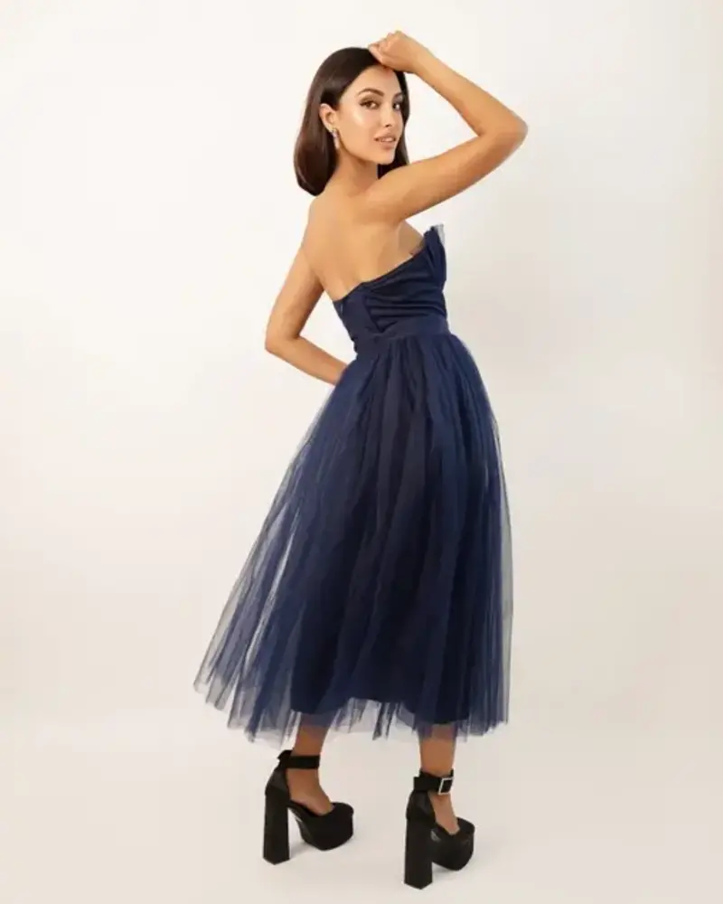Nimo Dark Tulle Dress