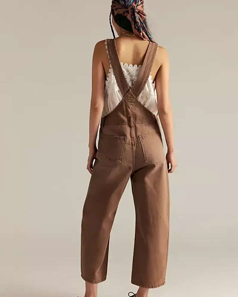 Free People Deep Trance Overalls | Brown
