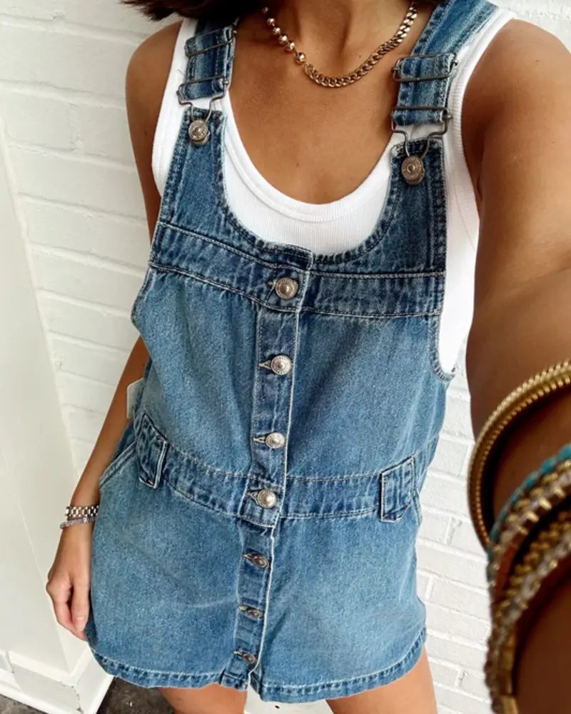 Free People Edie Denim Skirtall | Nimbus