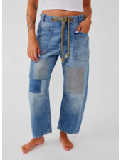 Free People Moxie Low-Slung Jeans | True Blue