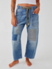 Free People Moxie Low-Slung Jeans | True Blue