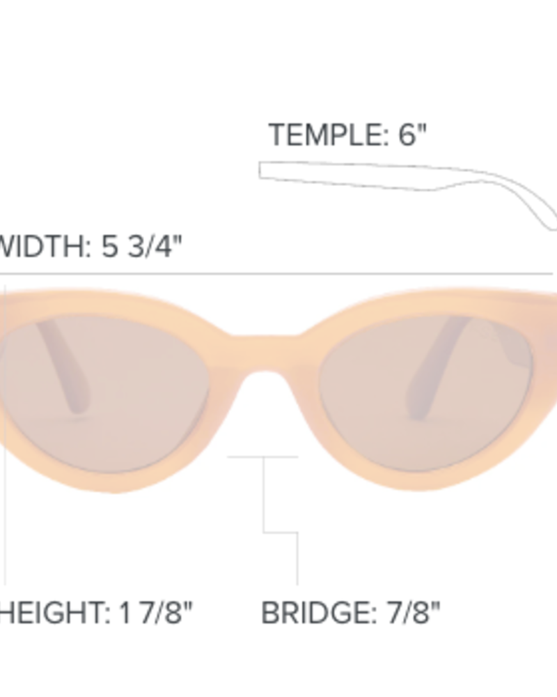 Audrey | Cola/Plum Polarized