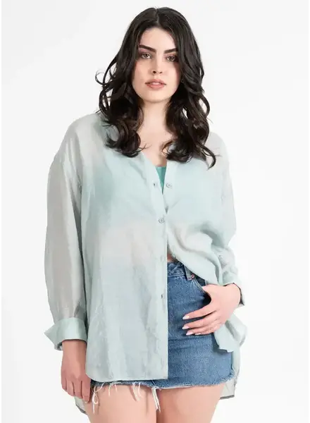 Darklin' Tie Back Blouse | Mint