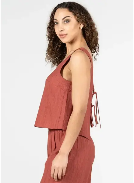 Reversible Tie Tank | Terracotta