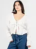 Tie Front Boho Blouse