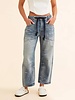 Free People Moxie Low-Slung Jeans | Endless Blue