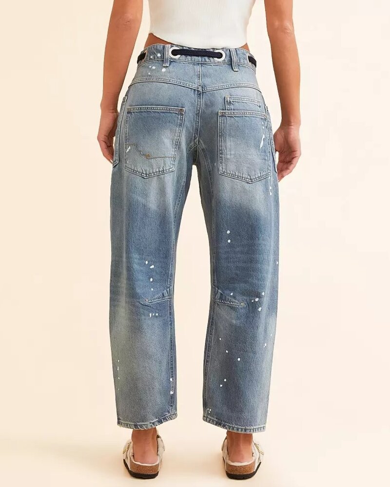 Free People Moxie Low-Slung Jeans | Endless Blue