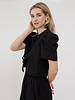 Poplin Tie Up Top | Black