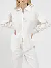 Free People Poplin Button Up | White