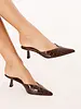 Adele Mule Pump | Chocolate