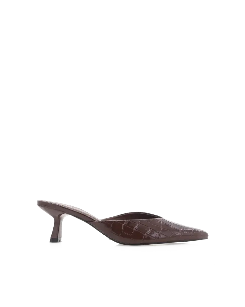 Adele Mule Pump | Chocolate