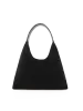 Tammy Shoulder Bag | Black Suede