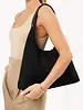 Tammy Shoulder Bag | Black Suede