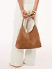 Tammy Shoulder Bag | Tan Suede